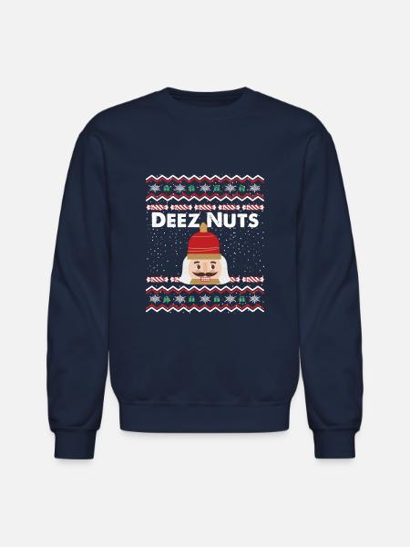 Deez Nuts Nutcracker - Unisex Crewneck Sweatshirt - navy