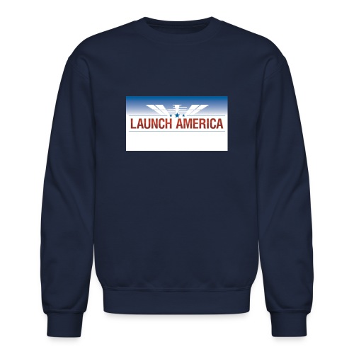 Launch America banner - Unisex Crewneck Sweatshirt