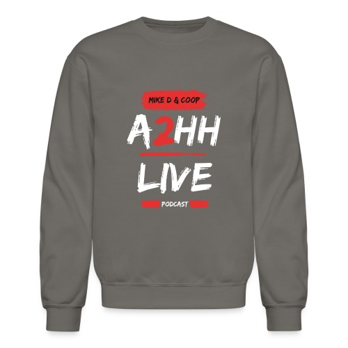 A2HH Live Black & Red Merch - Unisex Crewneck Sweatshirt