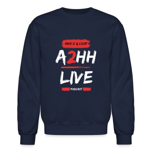 A2HH Live Black & Red Merch - Unisex Crewneck Sweatshirt