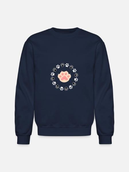 Cats paw - Unisex Crewneck Sweatshirt - navy