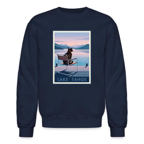 Lake Tahoe Cat - Unisex Crewneck Sweatshirt