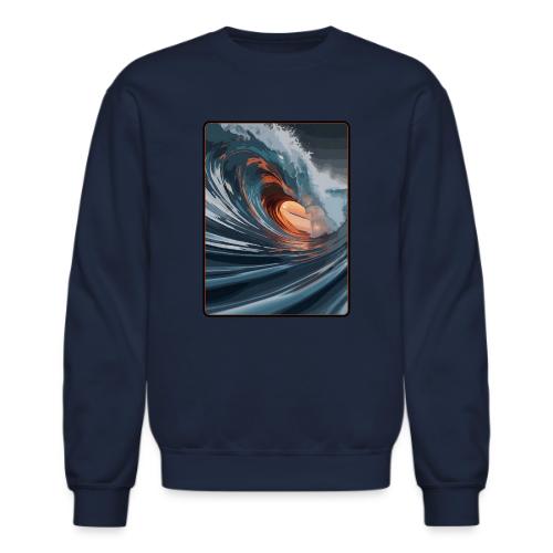 Copper Light Wave - Unisex Crewneck Sweatshirt