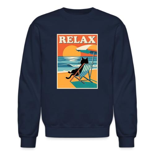 Relax At The Beach - Unisex Crewneck Sweatshirt