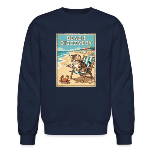 Kitten's Beach Discovery - Unisex Crewneck Sweatshirt