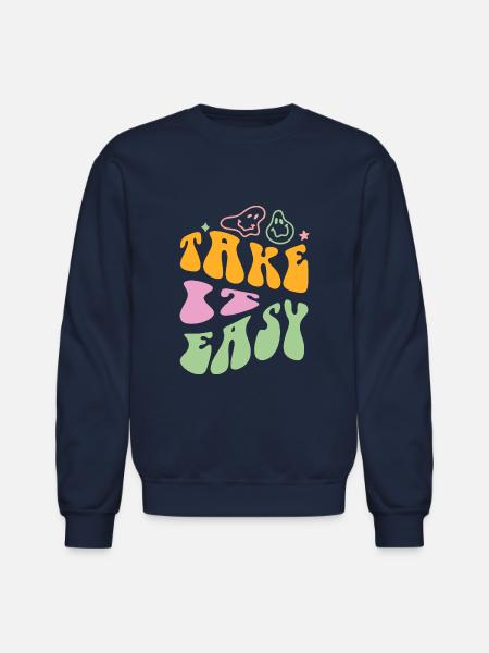 Take it Easy - Unisex Crewneck Sweatshirt - navy
