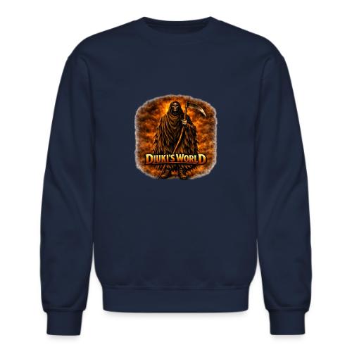 DJUKI’S WORLD – Kalru in Flames - Unisex Crewneck Sweatshirt