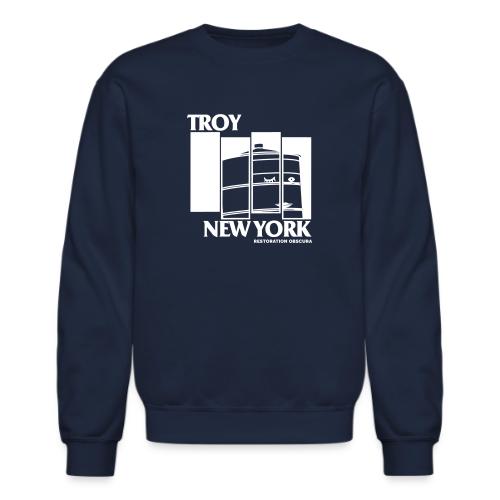 RO Troy, New York Flag Logo - Unisex Crewneck Sweatshirt