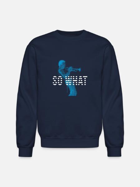 so what - Unisex Crewneck Sweatshirt - navy