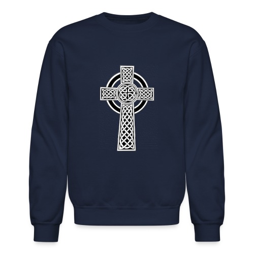 Celtic Art Cross - Unisex Crewneck Sweatshirt