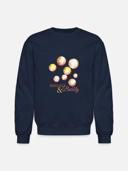 Bubbles - Unisex Crewneck Sweatshirt - navy