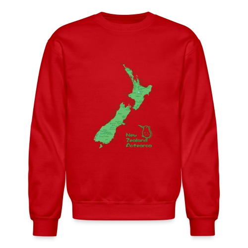 New Zealand's Map - Unisex Crewneck Sweatshirt