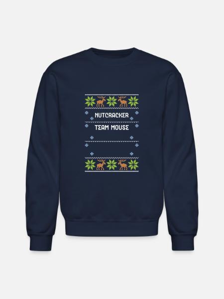 Nutcracker Team Mouse - Unisex Crewneck Sweatshirt - navy