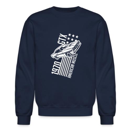 1970 Plymouth GTX stars and stripes - Unisex Crewneck Sweatshirt