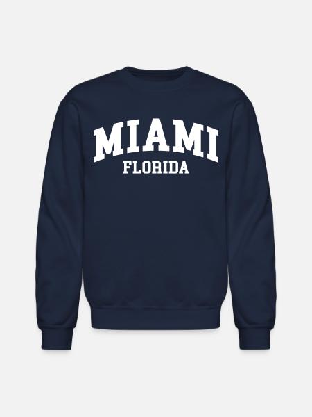 Miami - Unisex Crewneck Sweatshirt - navy