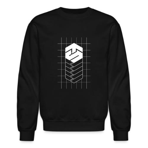 Tech Steve White V-Groved Collection - Unisex Crewneck Sweatshirt