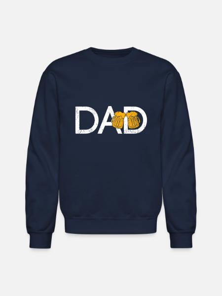 Bier Papa - Unisex Crewneck Sweatshirt - navy