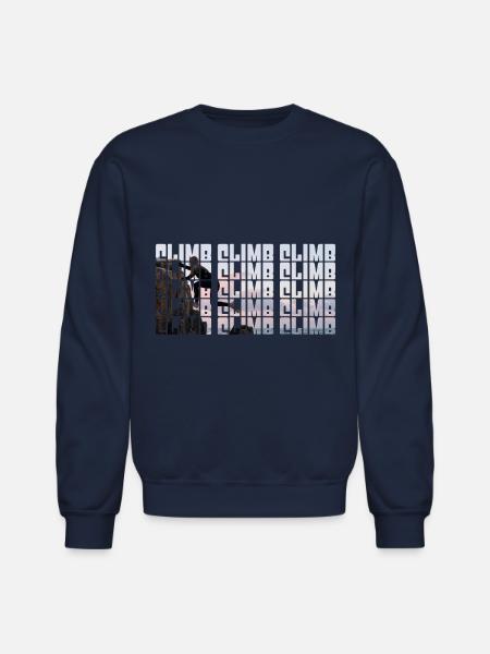 climb - Unisex Crewneck Sweatshirt - navy
