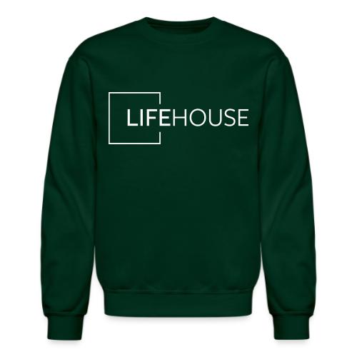 LH Logo White - Unisex Crewneck Sweatshirt