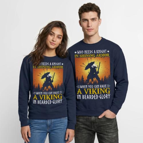 Viking & Beard Power - Unisex Crewneck Sweatshirt