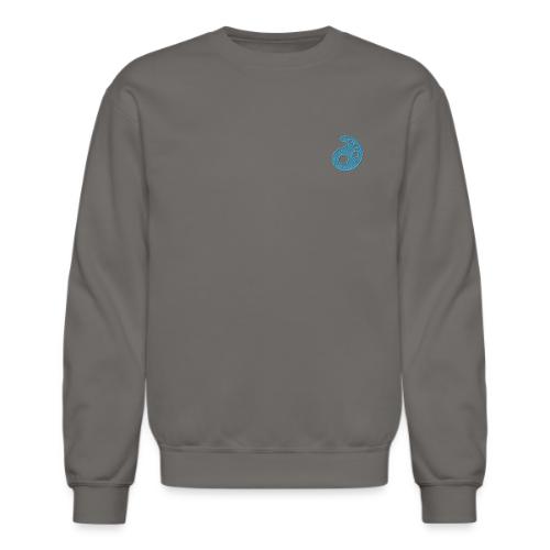 AOEU Blue Embroidered Palette - Unisex Crewneck Sweatshirt