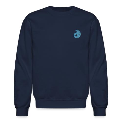 AOEU Blue Embroidered Palette - Unisex Crewneck Sweatshirt