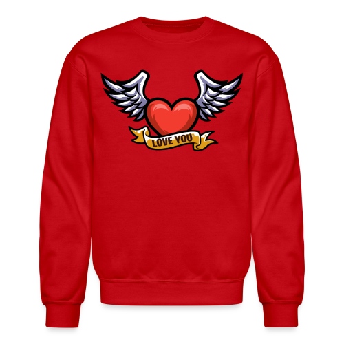 Loving Heart - Unisex Crewneck Sweatshirt