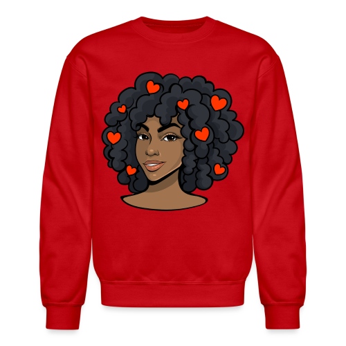 love black women - Unisex Crewneck Sweatshirt