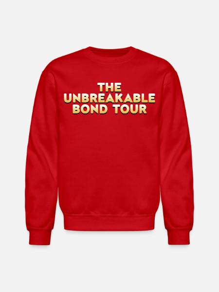 The Unbreakable Bond Tour - Unisex Crewneck Sweatshirt - red