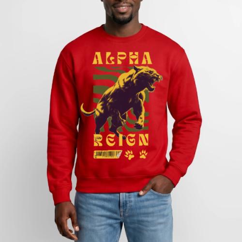 Unleash The Inner Alpha: Fierce Animal Print - Unisex Crewneck Sweatshirt