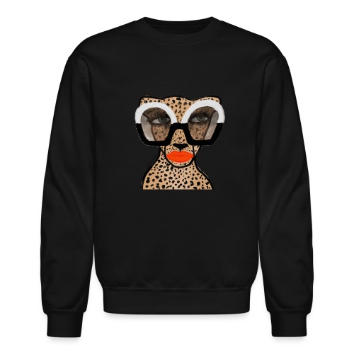 Cheetah In Shades - Unisex Crewneck Sweatshirt
