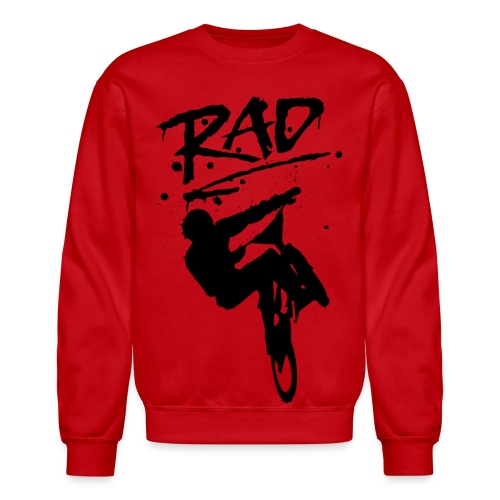 RAD BMX Bike Graffiti 80s Movie Radical Shirts - Unisex Crewneck Sweatshirt