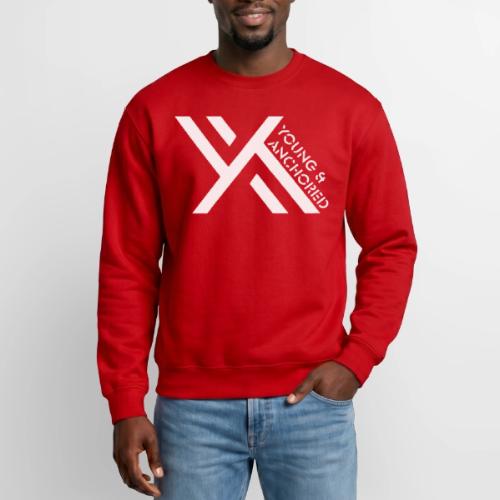 Young Anchored White logo - Unisex Crewneck Sweatshirt