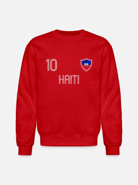 Haiti - Unisex Crewneck Sweatshirt - red
