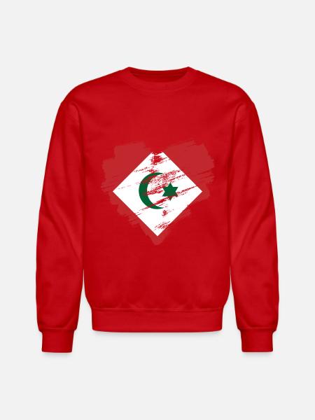 Rif Republic - Unisex Crewneck Sweatshirt - red