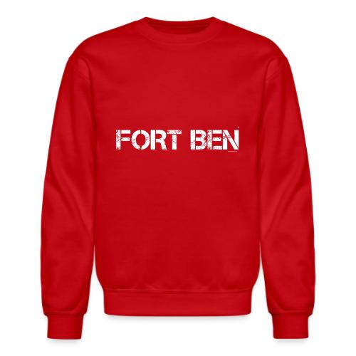FORT BEN, white capture - Unisex Crewneck Sweatshirt