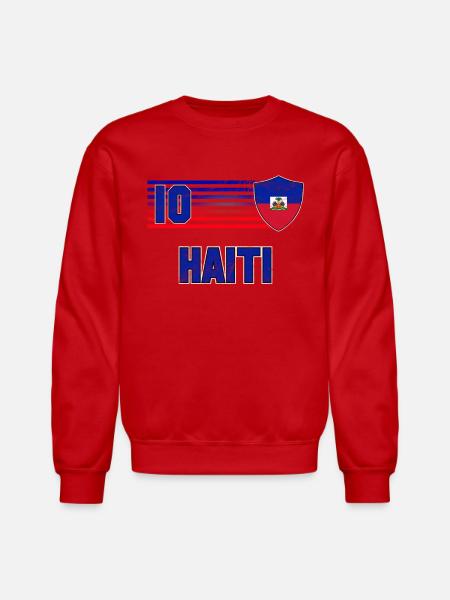 Haiti - Unisex Crewneck Sweatshirt - red