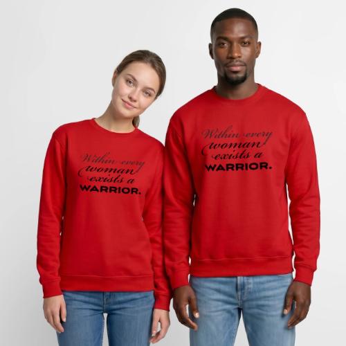 Within Every Woman Exists a Warrior - Unisex Crewneck Sweatshirt
