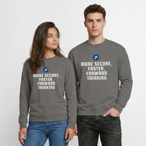 Digibyte. More secure, faster, forward thinking - Unisex Crewneck Sweatshirt