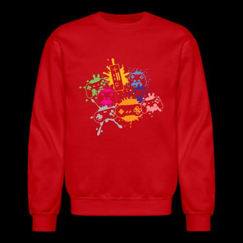 Colorful Controller Splash Art - Unisex Crewneck Sweatshirt