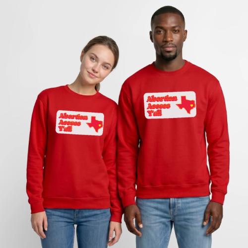 Abortion Access Yall - Unisex Crewneck Sweatshirt