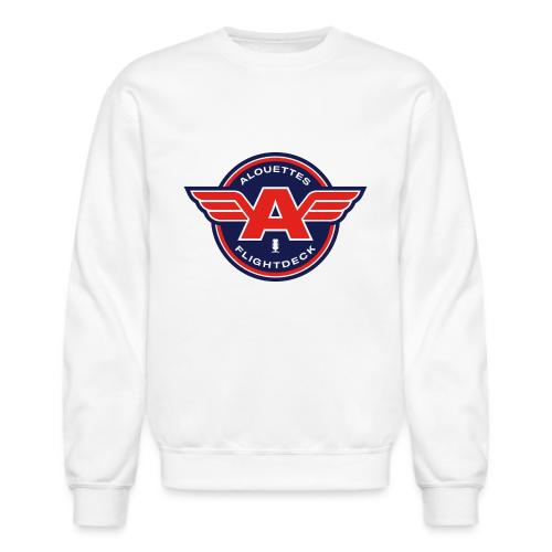 Alouettes Flightdeck Podcast primary logo - Unisex Crewneck Sweatshirt