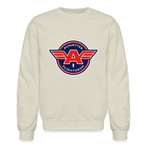 Alouettes Flightdeck Podcast primary logo - Unisex Crewneck Sweatshirt