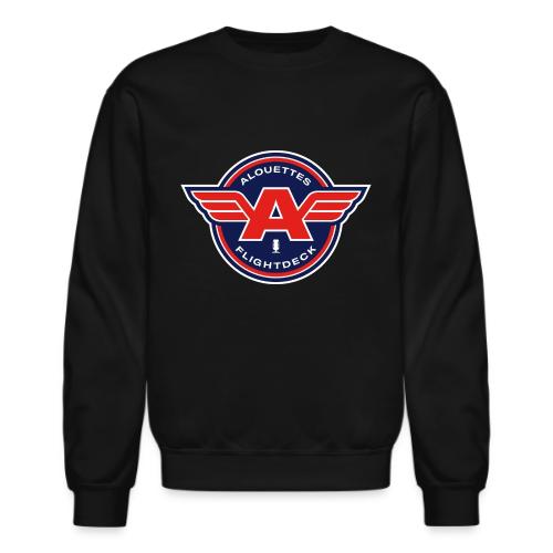 Alouettes Flightdeck Podcast primary logo - Unisex Crewneck Sweatshirt