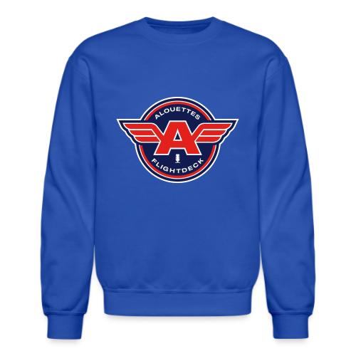 Alouettes Flightdeck Podcast primary logo - Unisex Crewneck Sweatshirt