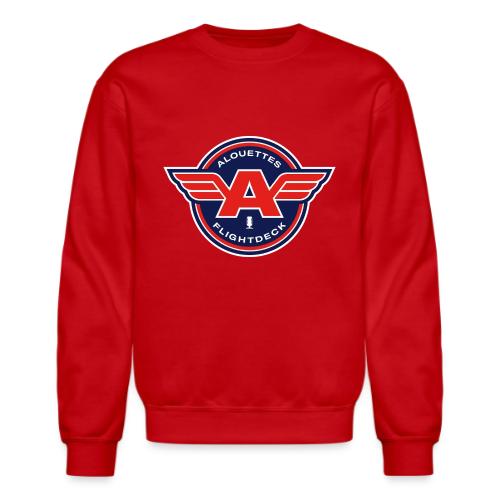 Alouettes Flightdeck Podcast primary logo - Unisex Crewneck Sweatshirt