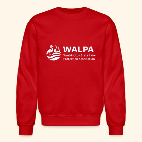 WALPA White logo - Unisex Crewneck Sweatshirt