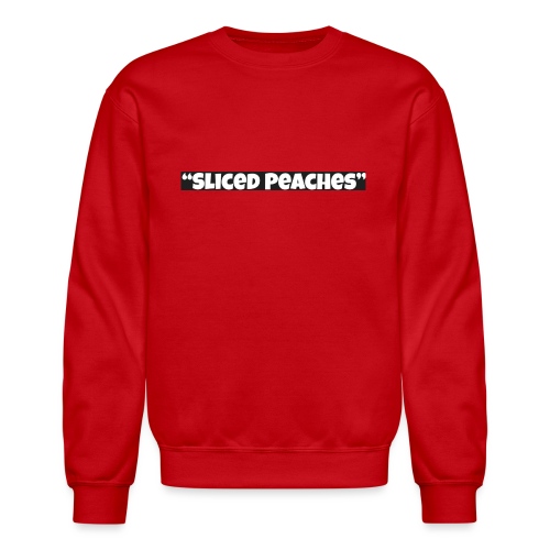 Sliced Peaches Mens T-Shirt - Unisex Crewneck Sweatshirt