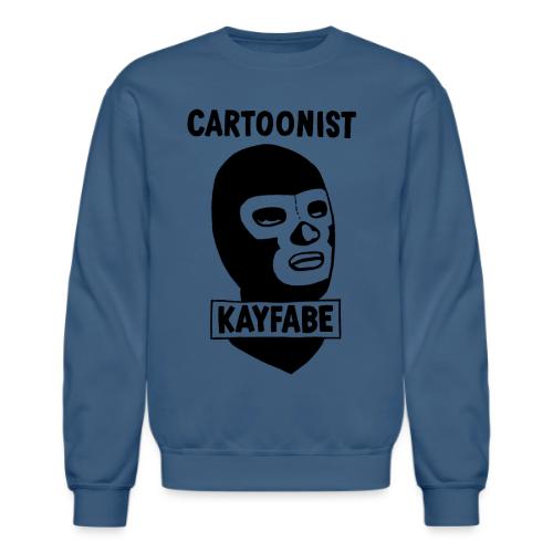 Cartoonist Kayfabe Wrestling Mask - Unisex Crewneck Sweatshirt