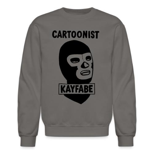 Cartoonist Kayfabe Wrestling Mask - Unisex Crewneck Sweatshirt